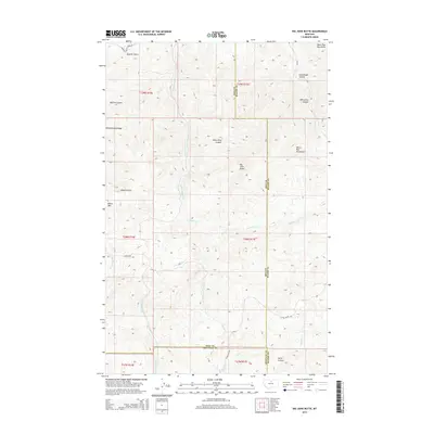 2014 Map of Big John Butte, 2014 Print