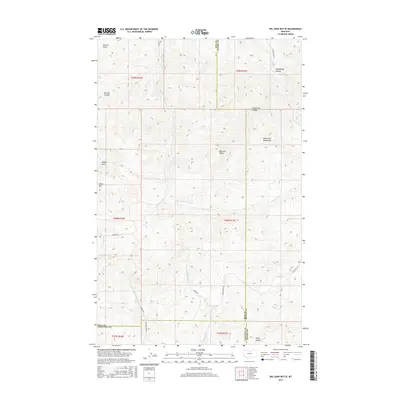 2017 Map of Big John Butte, 2017 Print