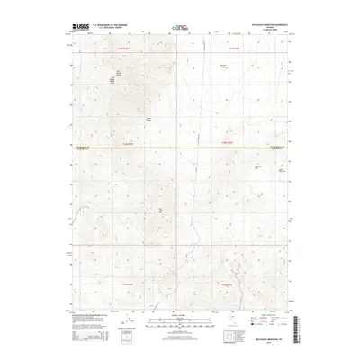 2014 Map of Big Kasock Mountain, 2014 Print