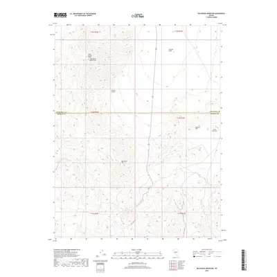 2018 Map of Big Kasock Mountain, 2018 Print