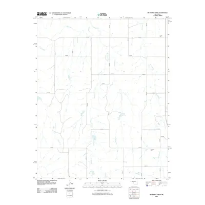 2012 Map of Big Kiowa Creek, 2012 Print