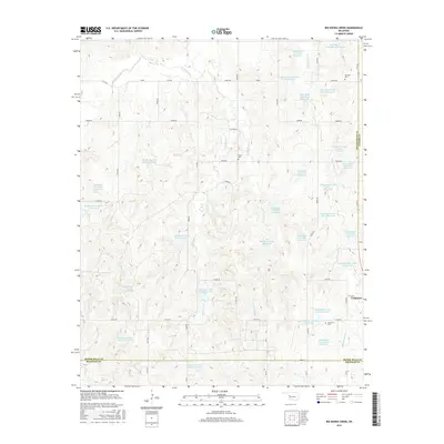 2016 Map of Big Kiowa Creek, 2016 Print