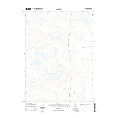 2014 Map of Big Lake, 2014 Print