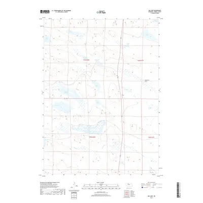 2017 Map of Big Lake, 2017 Print