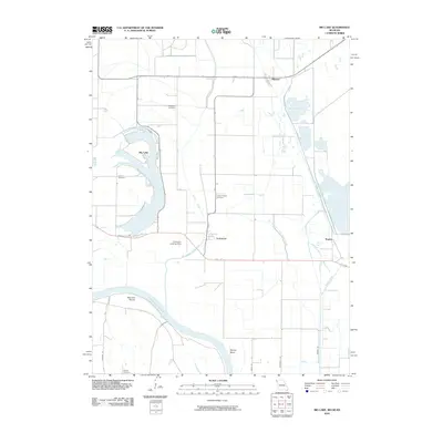 2010 Map of Big Lake, 2010 Print