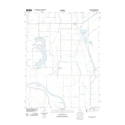 2012 Map of Big Lake, 2012 Print
