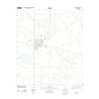 2013 Map of Big Lake, 2013 Print