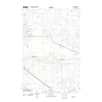 2013 Map of Big Lake, 2013 Print