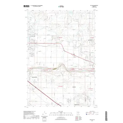 2019 Map of Big Lake, 2019 Print