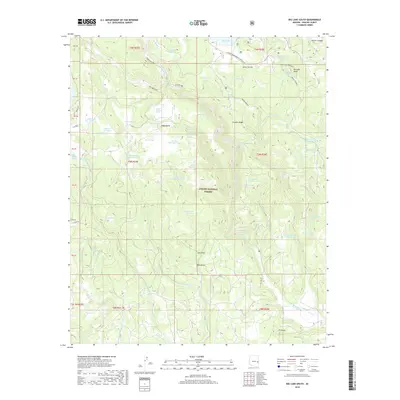 2018 Map of Big Lake South, 2018 Print