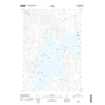 2018 Map of Big Lake, 2018 Print