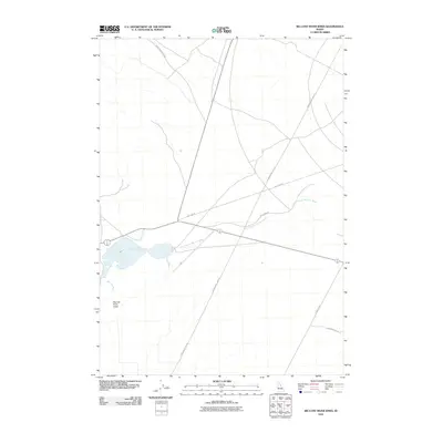 2010 Map of Big Lost River Sinks, 2010 Print