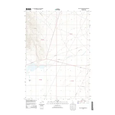 2013 Map of Big Lost River Sinks, 2013 Print