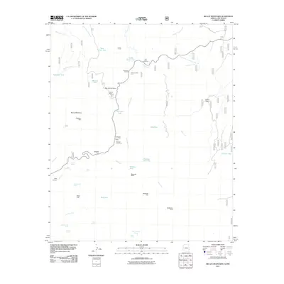 2011 Map of Big Lue Mountains, 2011 Print
