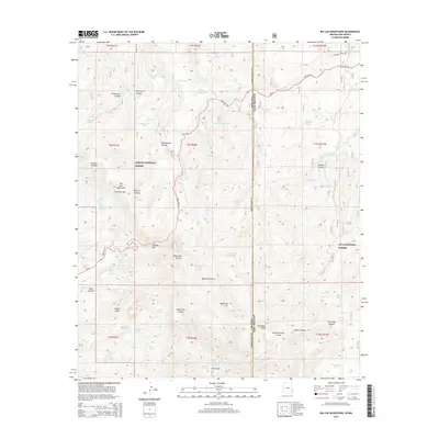 2014 Map of Big Lue Mountains, 2014 Print