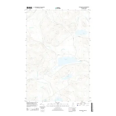 2014 Map of Big Machias Lake, 2014 Print
