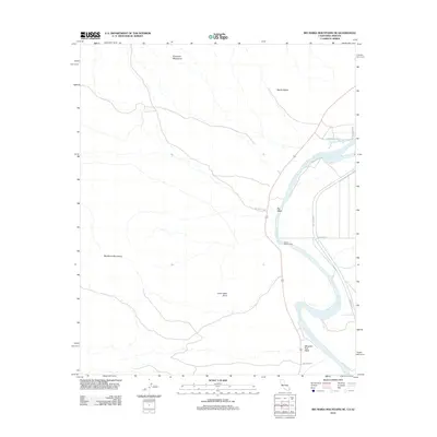 2012 Map of Big Maria Mountains NE, 2012 Print