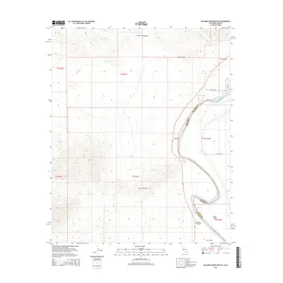2015 Map of Big Maria Mountains NE, 2015 Print
