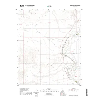2018 Map of Big Maria Mountains NE, 2018 Print