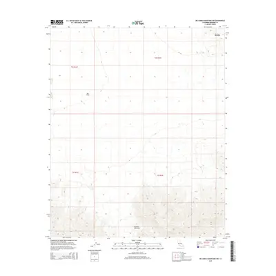 2015 Map of Big Maria Mountains NW, 2015 Print