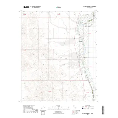 2018 Map of Big Maria Mountains SE, 2018 Print