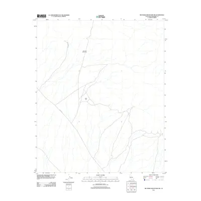 2012 Map of Big Maria Mountains SW, 2012 Print