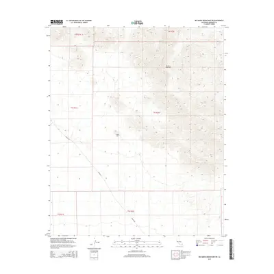 2015 Map of Big Maria Mountains SW, 2015 Print