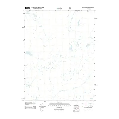 2011 Map of Big Marvine Peak, 2011 Print
