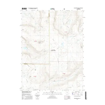 2016 Map of Big Marvine Peak, 2016 Print