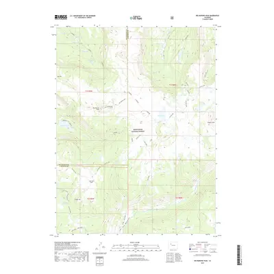 2019 Map of Big Marvine Peak, 2019 Print