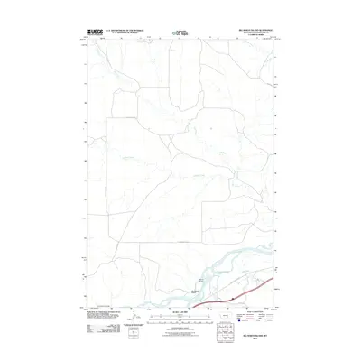 2011 Map of Big Marys Island, 2011 Print