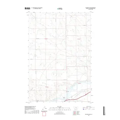 2020 Map of Big Marys Island, 2020 Print