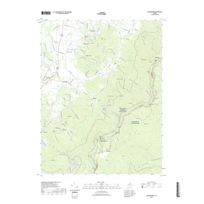 2019 Map of Big Meadows, 2019 Print