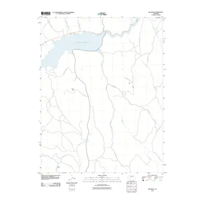 2010 Map of Big Mesa, 2010 Print