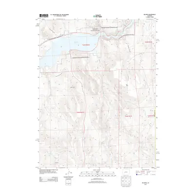 2013 Map of Big Mesa, 2013 Print