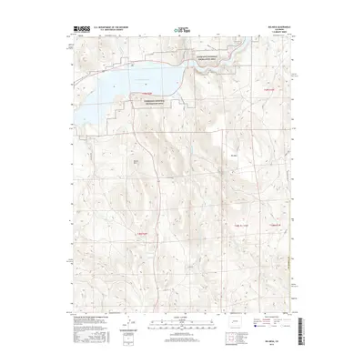 2016 Map of Big Mesa, 2016 Print