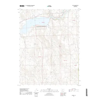 2019 Map of Big Mesa, 2019 Print