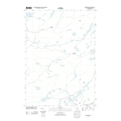 2013 Map of Big Moose, 2013 Print
