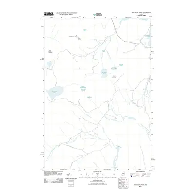 2011 Map of Big Moose Pond, 2011 Print
