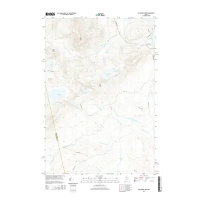 2014 Map of Big Moose Pond, 2014 Print