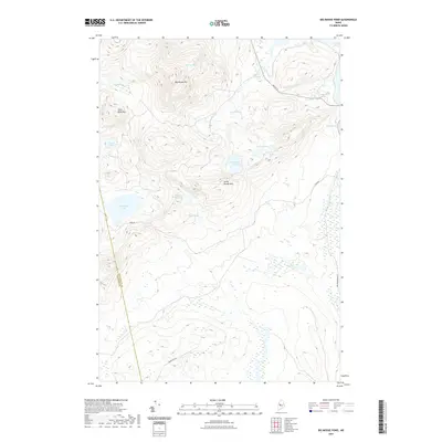 2021 Map of Big Moose Pond, 2021 Print