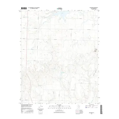 2016 Map of Big Mound, 2016 Print