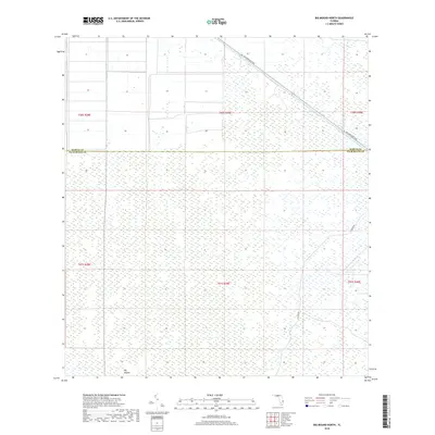 2018 Map of Big Mound North, 2018 Print