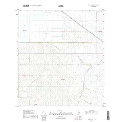 2021 Map of Big Mound North, 2021 Print