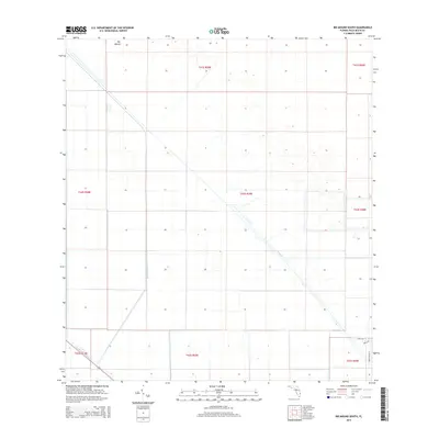 2015 Map of Big Mound South, 2015 Print