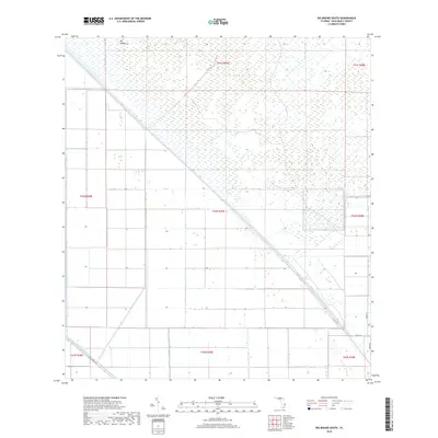 2018 Map of Big Mound South, 2018 Print