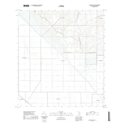 2021 Map of Big Mound South, 2021 Print