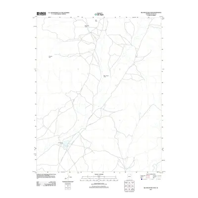 2011 Map of Big Mountain Dam, 2011 Print