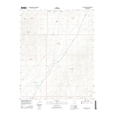 2014 Map of Big Mountain Dam, 2014 Print