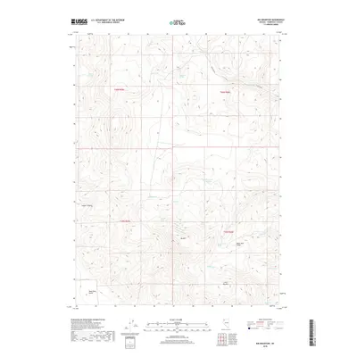 2018 Map of Big Mountain, 2018 Print